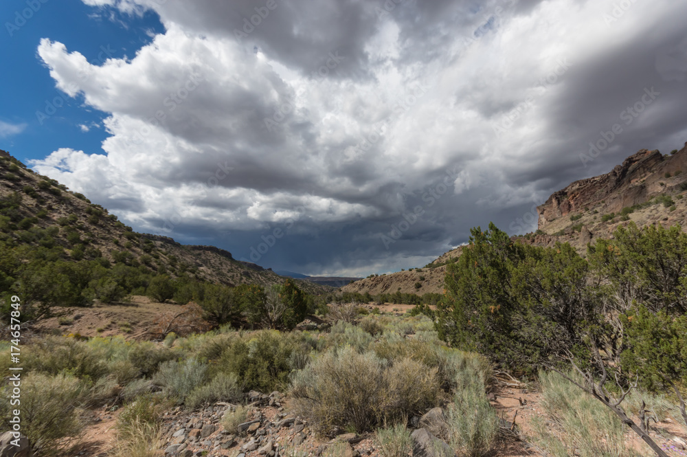 End of Diablo Canyon Looking to the Rio Grande