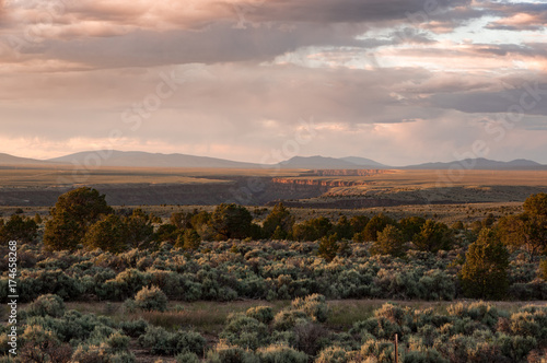 Rio Grande Gorge at Sunset
