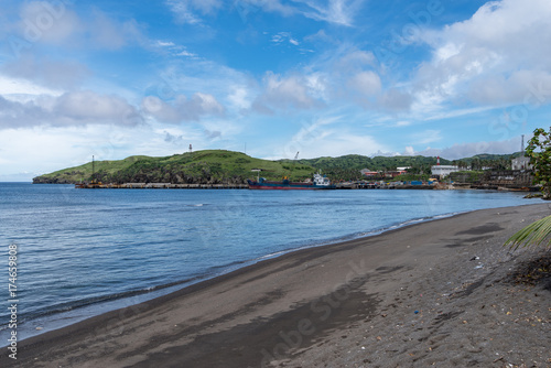 Basco port and beach in Batanes