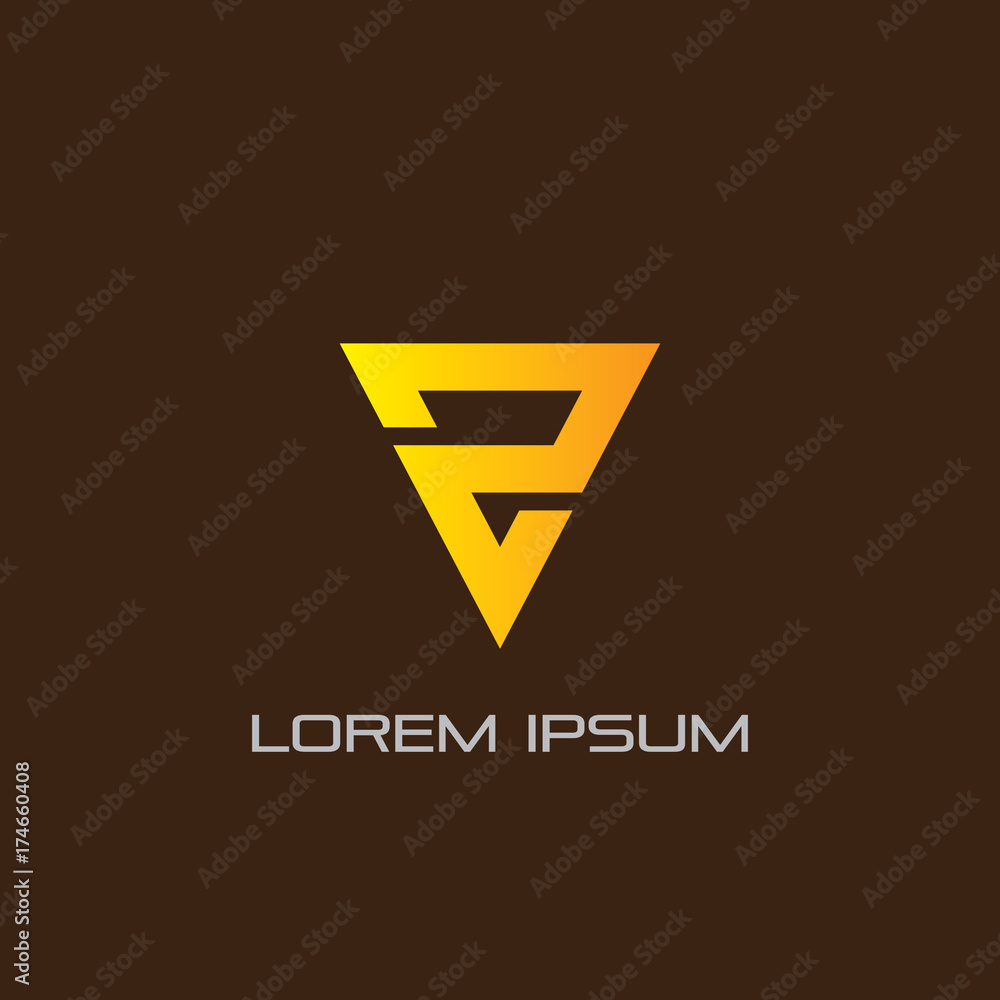 triangle letter z business logo triangle letter z business logo