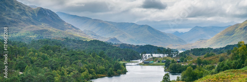 Wallpaper Mural Panoramic view of Loch Affric with the ancient Caledonian Pine Forest. Glen Affric National Nature Reserve, Scotland, UK Torontodigital.ca