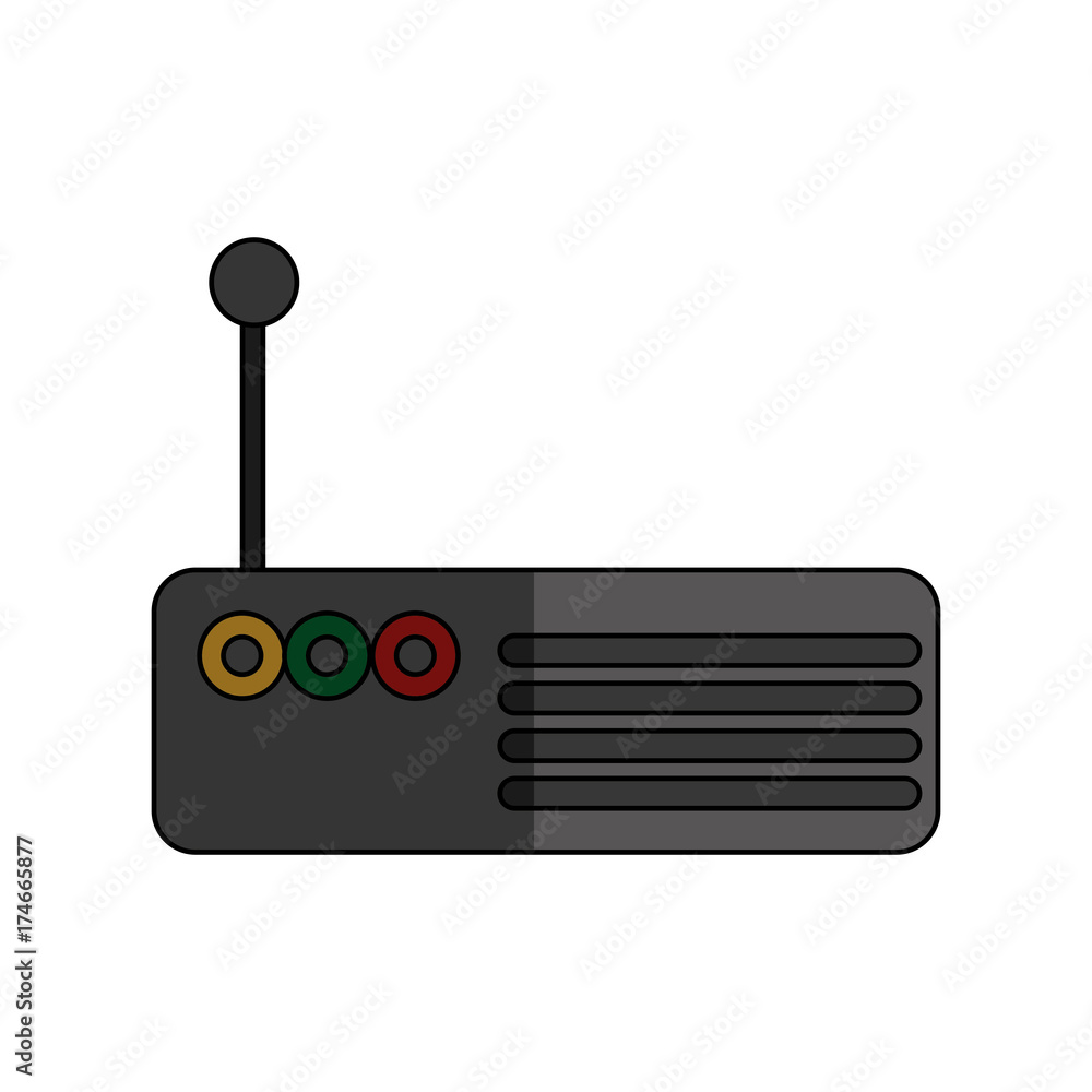 router device icon over white background vector illustration router device icon over white background vector illustration