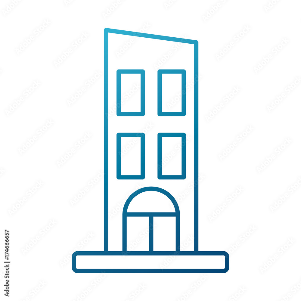 Building tower isolated icon vector illustration graphic design Building tower isolated icon vector illustration graphic design
