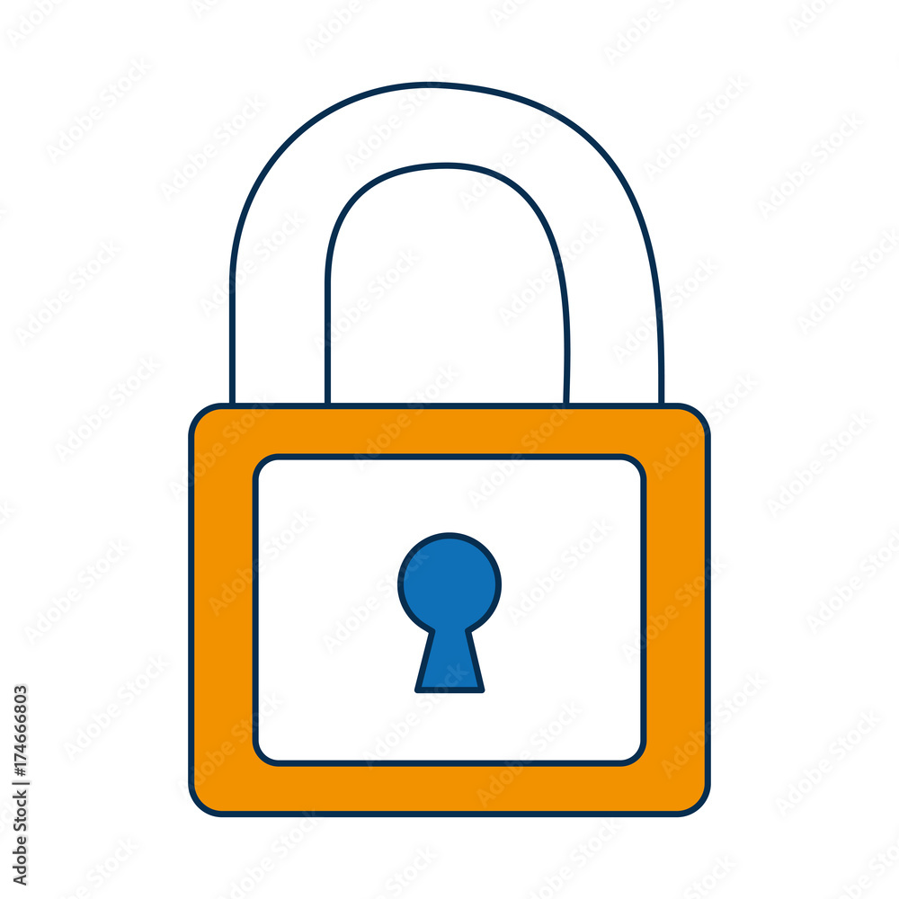 padlock icon over white background vector illustration padlock icon over white background vector illustration