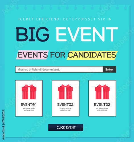 Event poster design