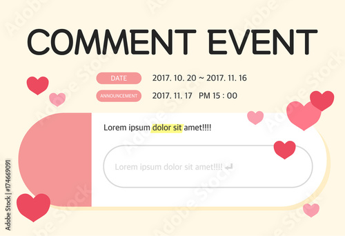 Event poster design