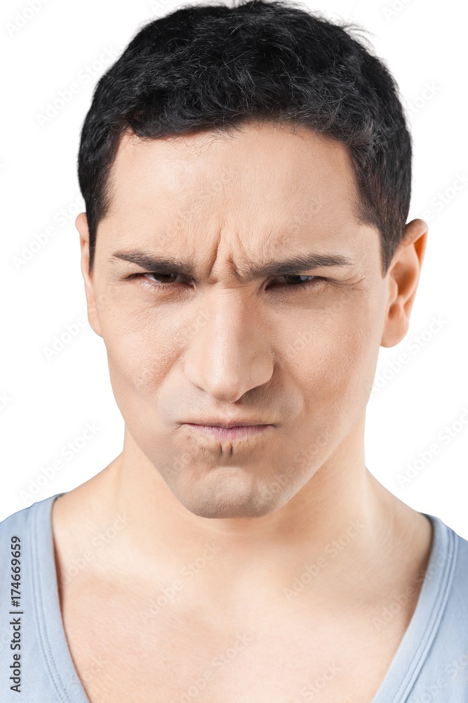 Obraz premium Ludzka twarz.