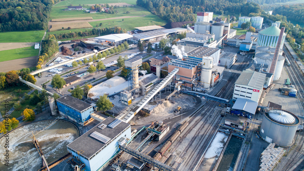 Zuckerfabrik, Aarberg, Bern, Schweiz