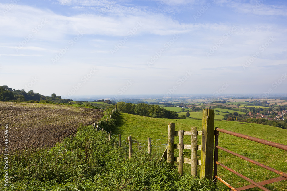 traditional english countryside