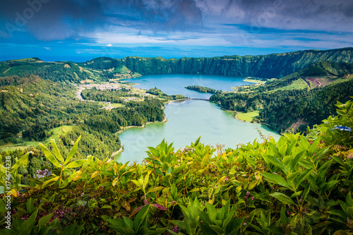 Beautiful view of Seven Cities Lake 
