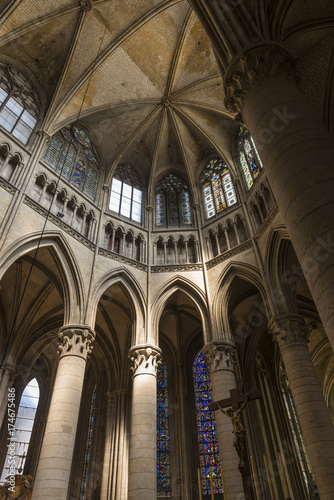 La cathédrale Notre-Dame de l'Assomption de Rouen (Rouen, Seine-Maritime , Normandie)