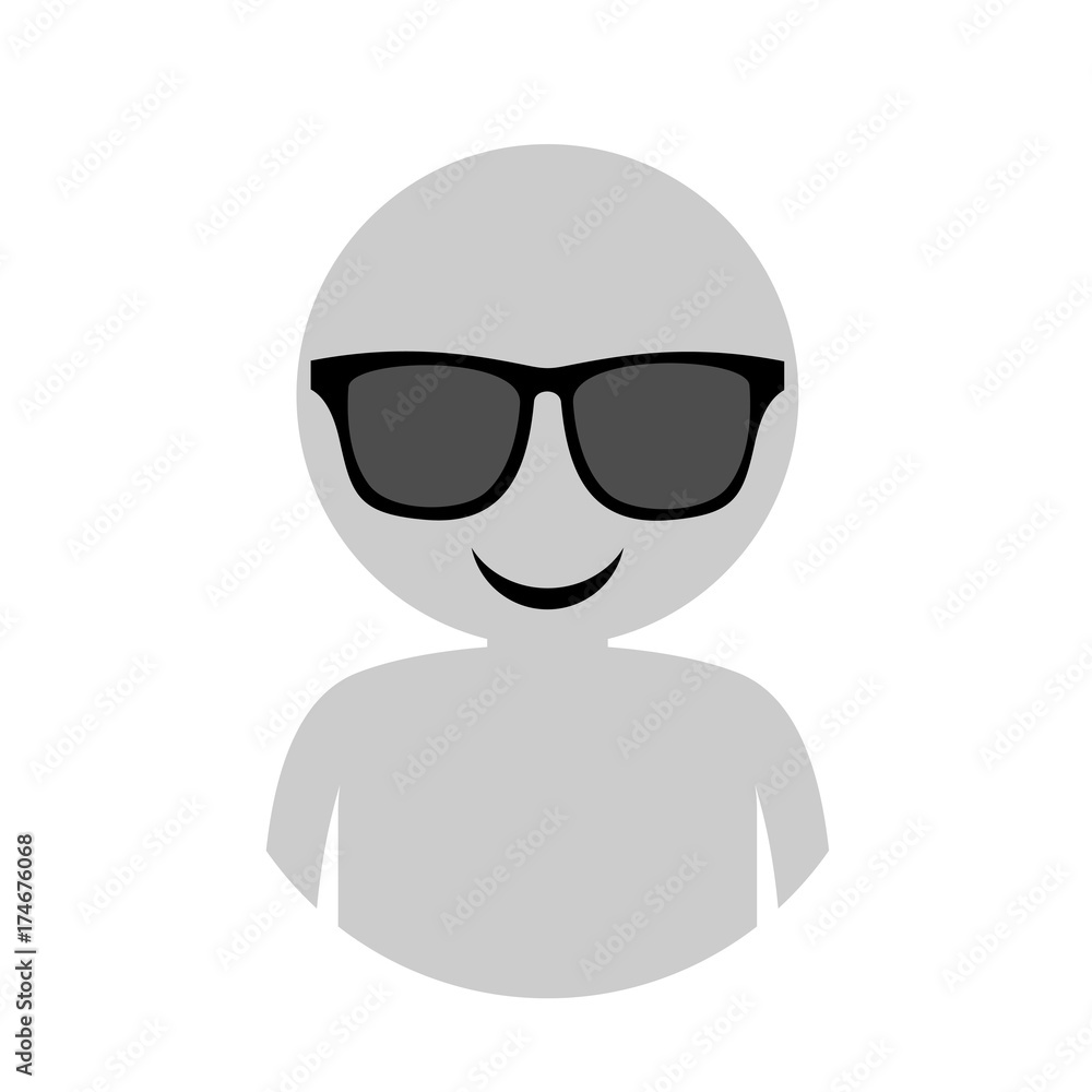 happy face with sunglasses happy face with sunglasses