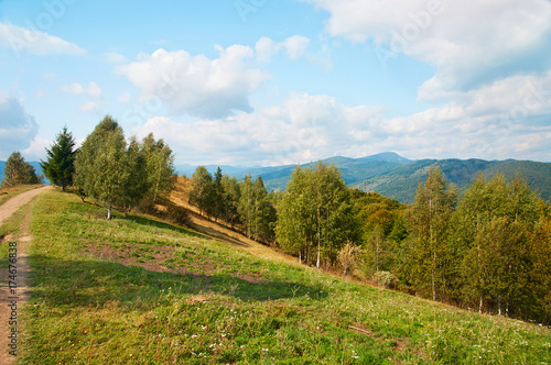 Autumn Carpathian landscape