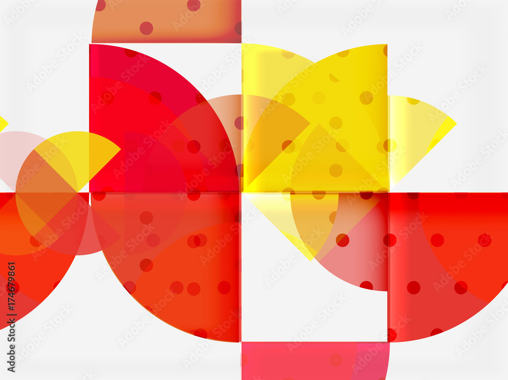 Geometric circle abstract banner Geometric circle abstract banner