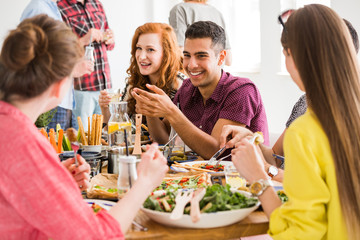 Vegan food party concept