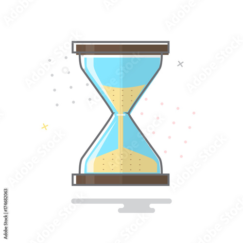 hourglass vector icon 10 EPS