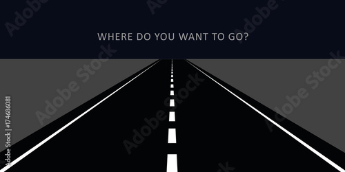 where do you want to go dark road at night