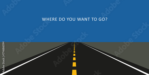 where do you want to go road at night