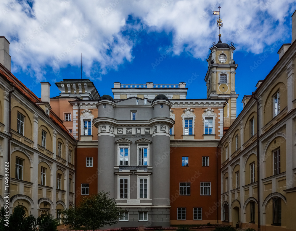 Uniwersity in Vilnius city, Lithuania