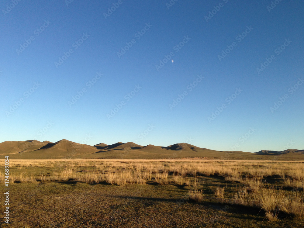 The countryside of Mongolia