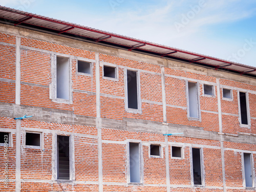 Building Site with Commercial Building under the construction