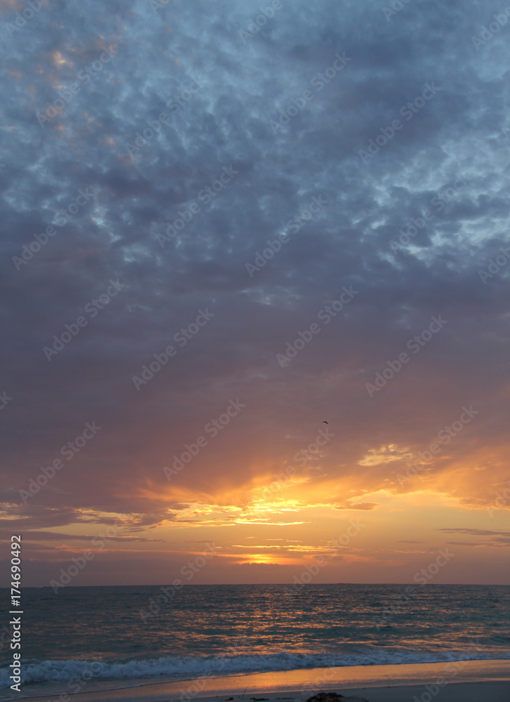 Sunset at Cervantes beach