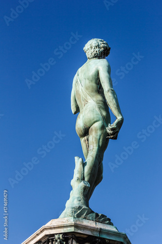 Famous David sculpture at Florence.