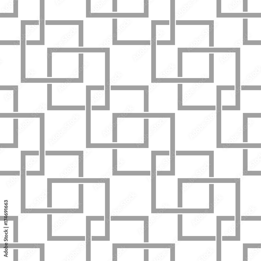 Light gray geometric seamless ornament Light gray geometric seamless ornament