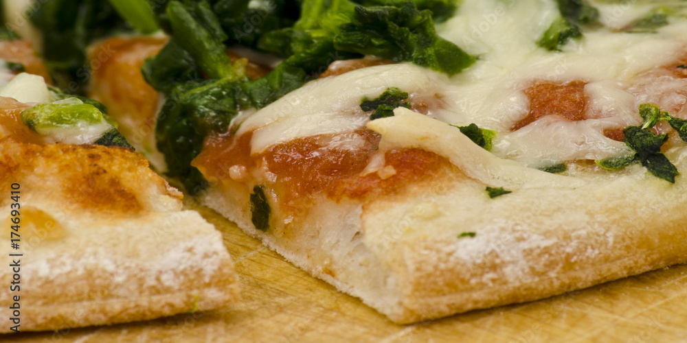 Spinatpizza Spinatpizza
