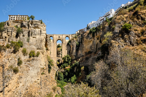 The Puente Nuevo spanning the El Tajo gorge in Ronda, Spain 