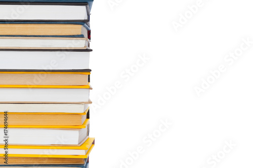 books isolated on white