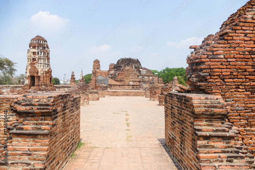 Fototapeta premium Ancient Ayutthaya Castle