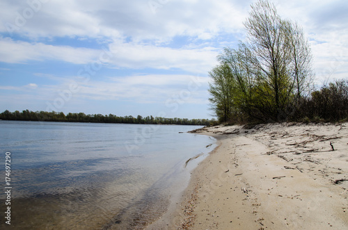 Wallpaper Mural View on a river Dnieper on spring Torontodigital.ca