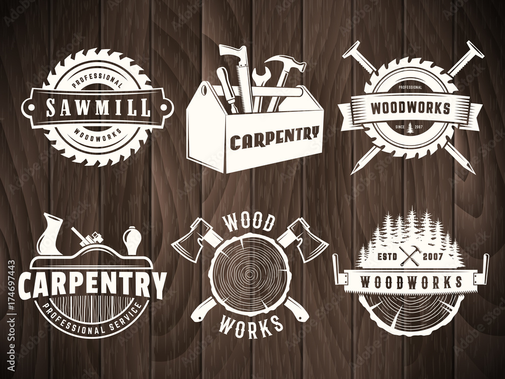 Фотография Woodwork badges