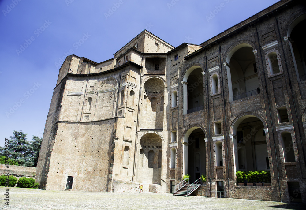 Court of Palazzo Farnese in Piacenza, Italy