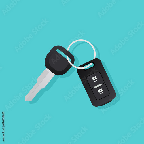Car key and alarm system chain