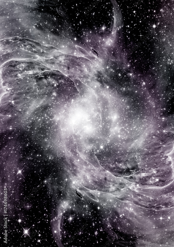 Obraz premium galaxy in a free space