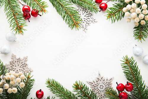 Christmas and New Year holiday background. Xmas greeting card.