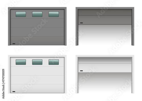 Garage lfting gates set