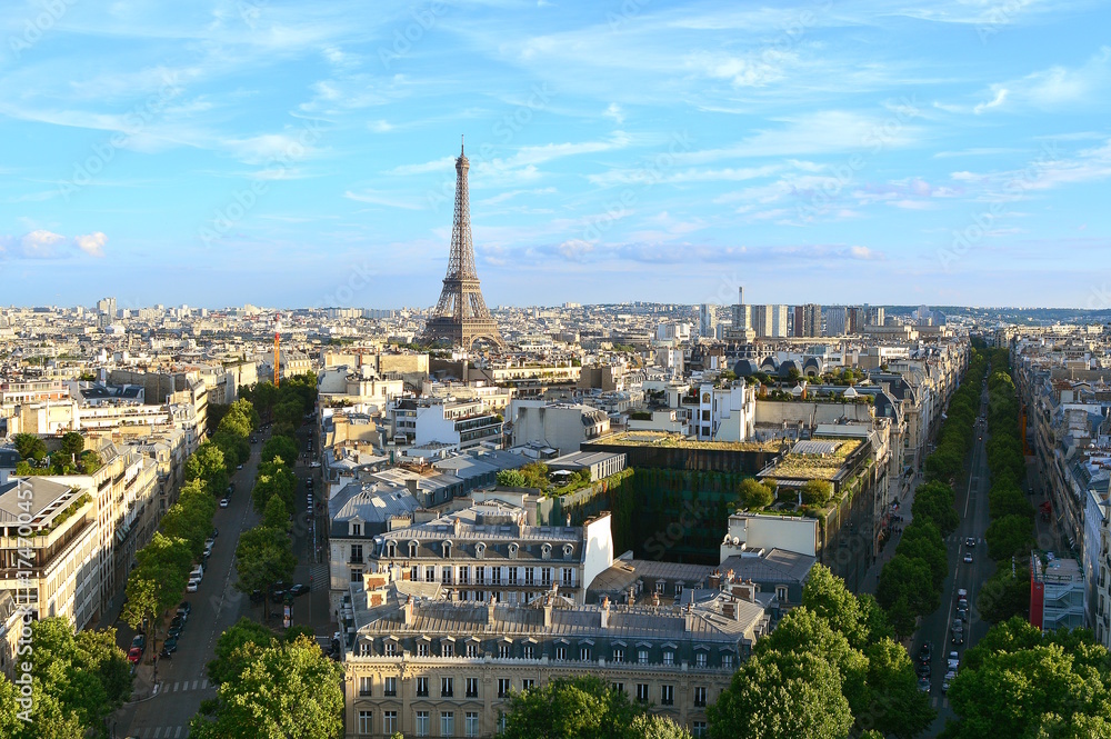 The great Eiffel Tower, Paris