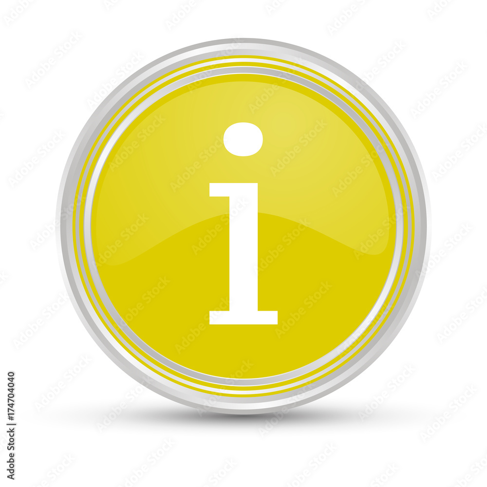 Gelber Button - Info - Hinweis Gelber Button - Info - Hinweis