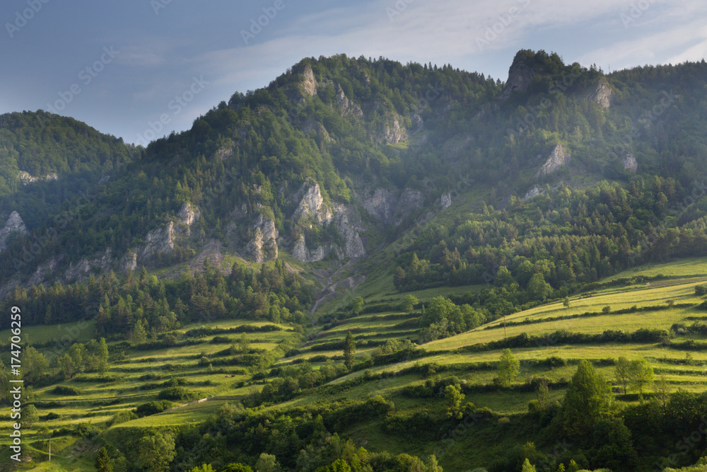 Haligovske rocks, Pieniny, Nature park, Slovakia