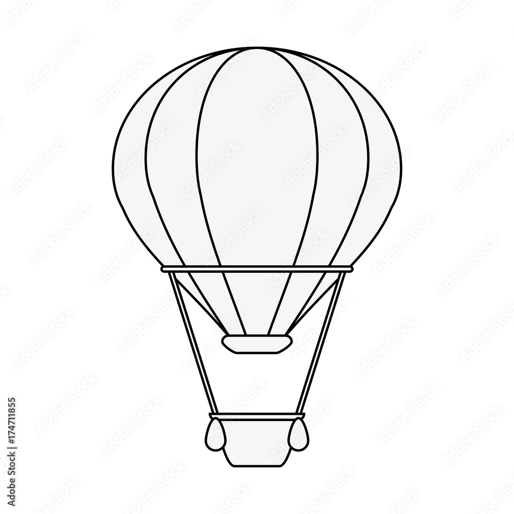 hot air balloon icon image vector illustration design hot air balloon icon image vector illustration design
