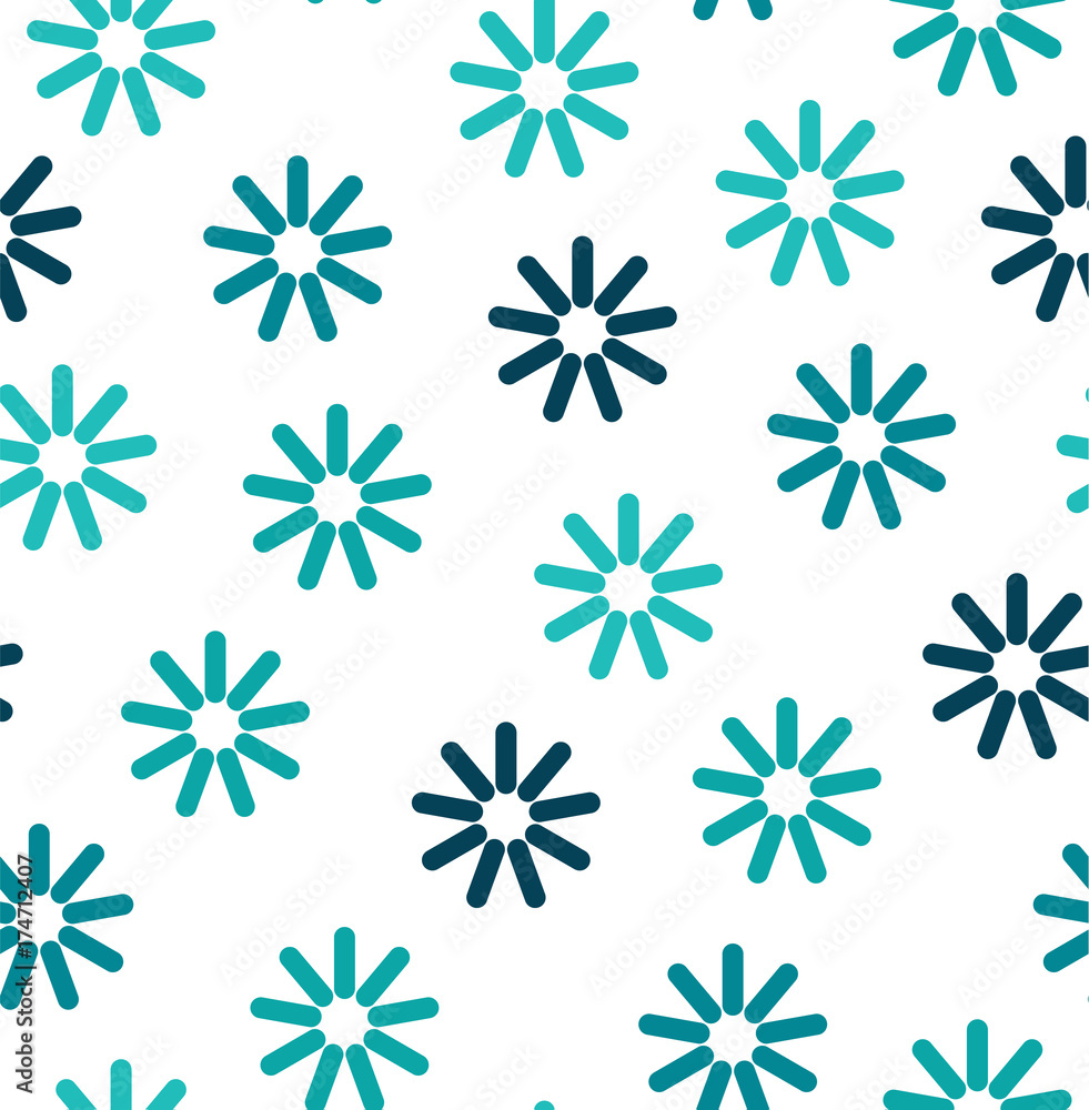 Seamless abstract pattern with blue shapes