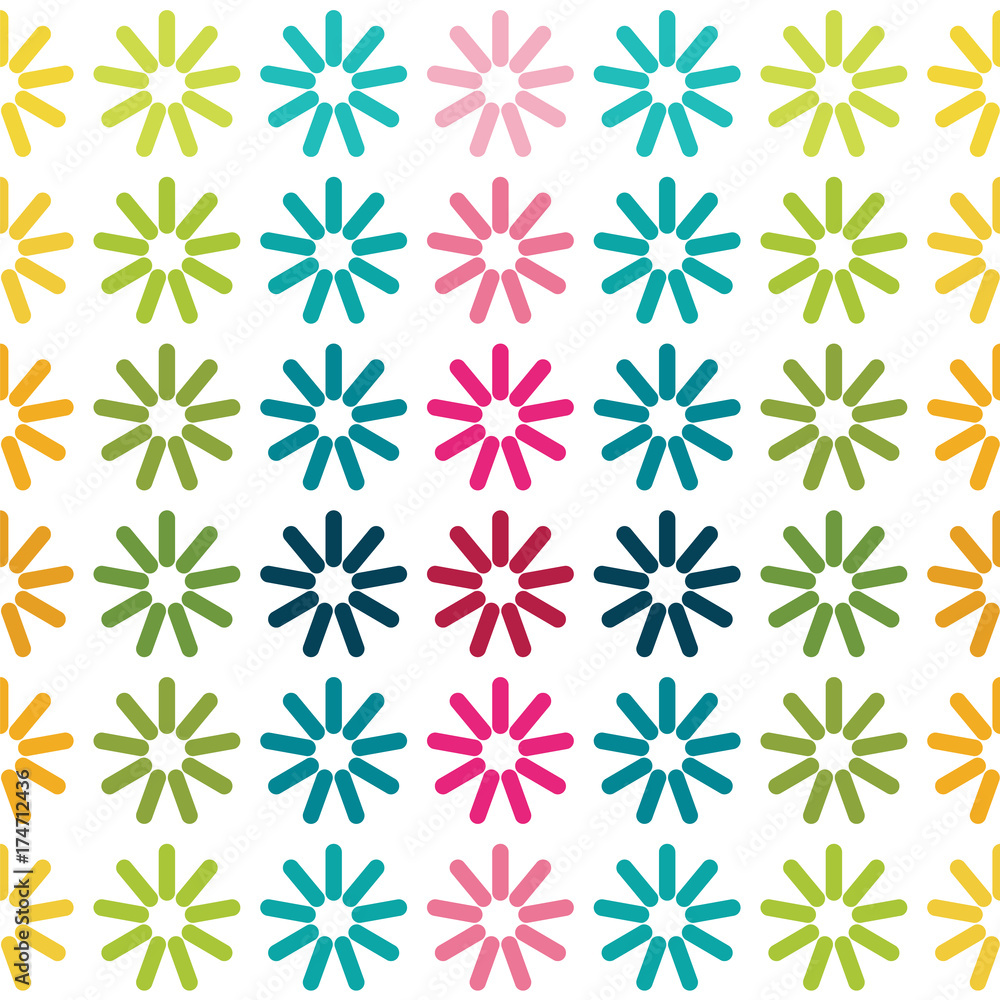 Seamless abstract pattern colourful shapes Seamless abstract pattern colourful shapes