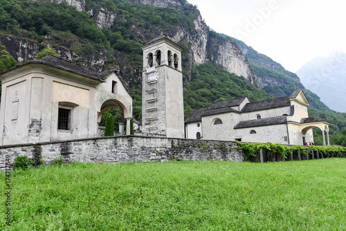 Church of Cevio on Maggia valley