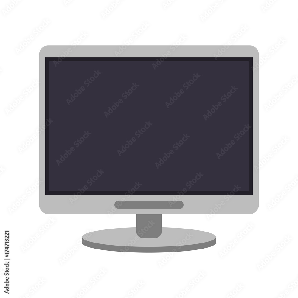 computer monitor with blank screen icon image vector illustration design computer monitor with blank screen icon image vector illustration design