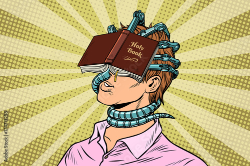 religious fanatic man