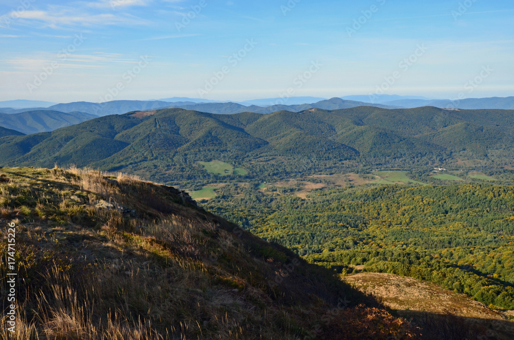 Bieszczady mountains, Polish part of Carpathians