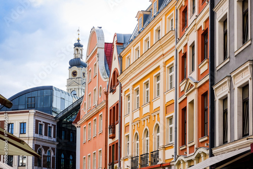 antique building view in Old Town Riga, Latvia © ilolab